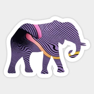 Impala Currents Elephant Full Body Sticker